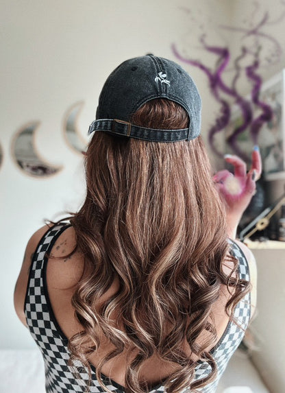 Witchling Vintage Embroidered Hat