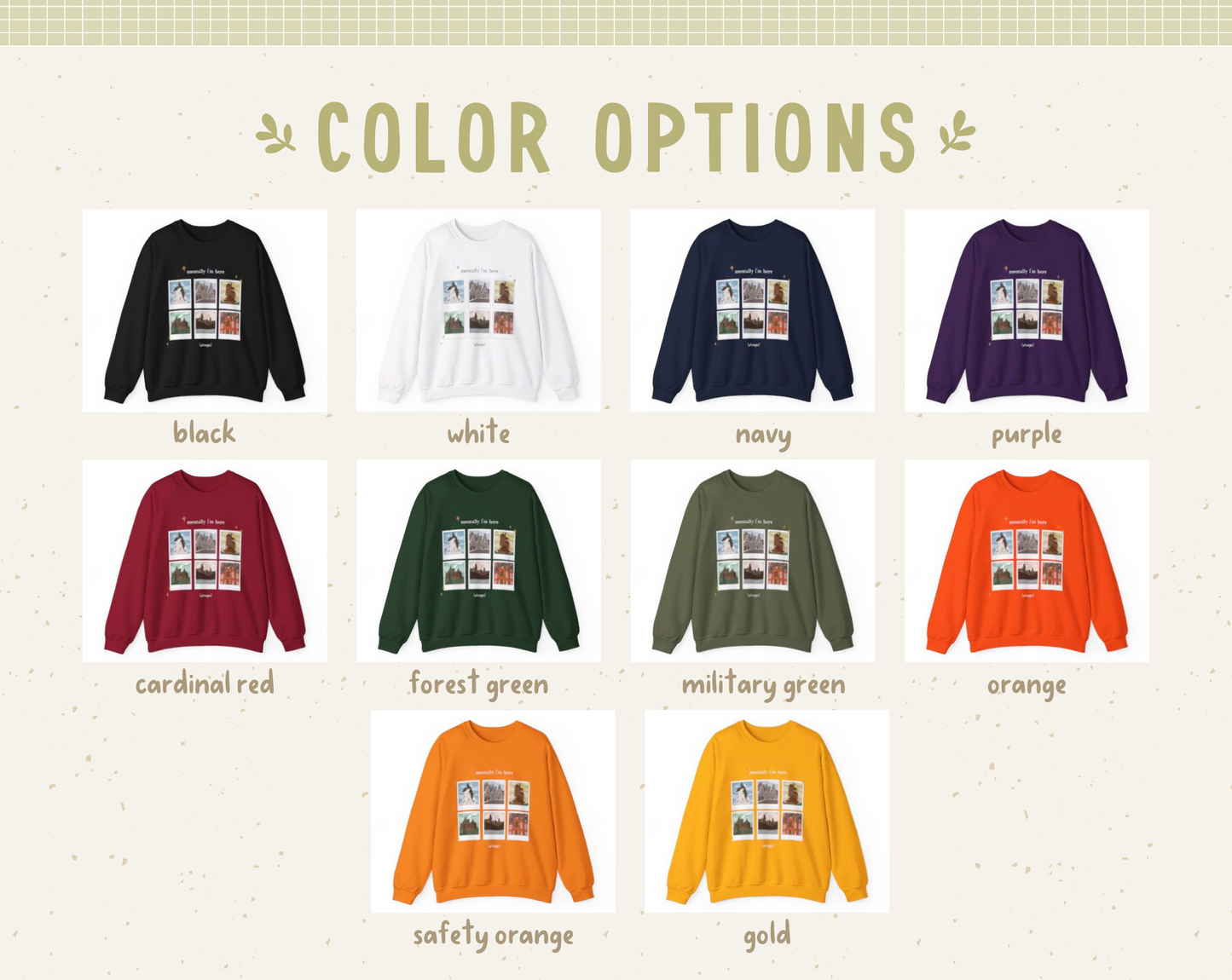 Mentally in the Wizarding World Crewneck