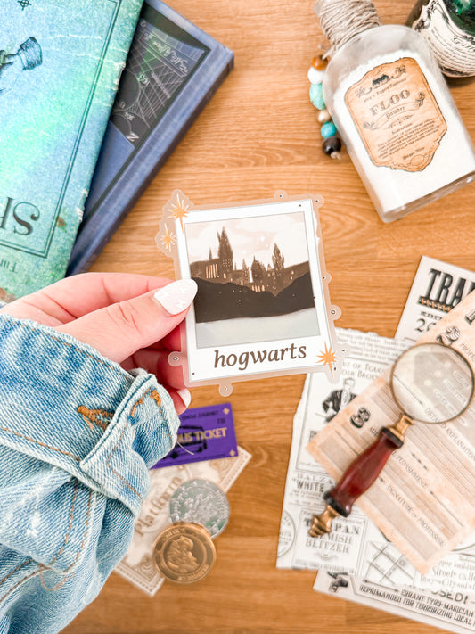 Wizardry School Polaroid Vinyl Sticker