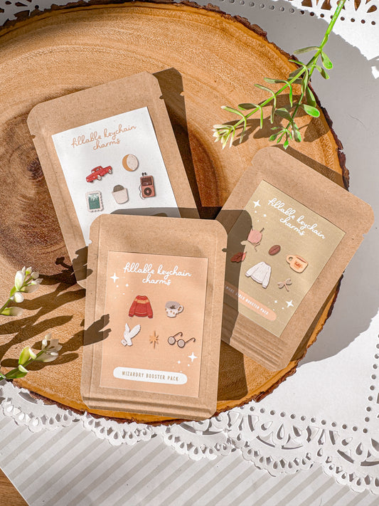 Favorite Things Fillable Shaker Keychain Booster Packs