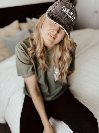 Fire Breathing Bitch Queen Vintage Embroidered Hat