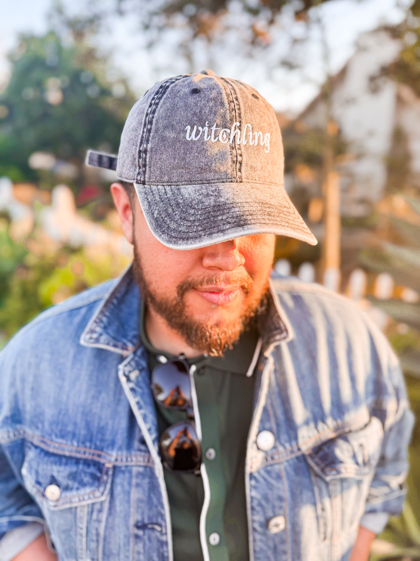 Witchling Vintage Embroidered Hat