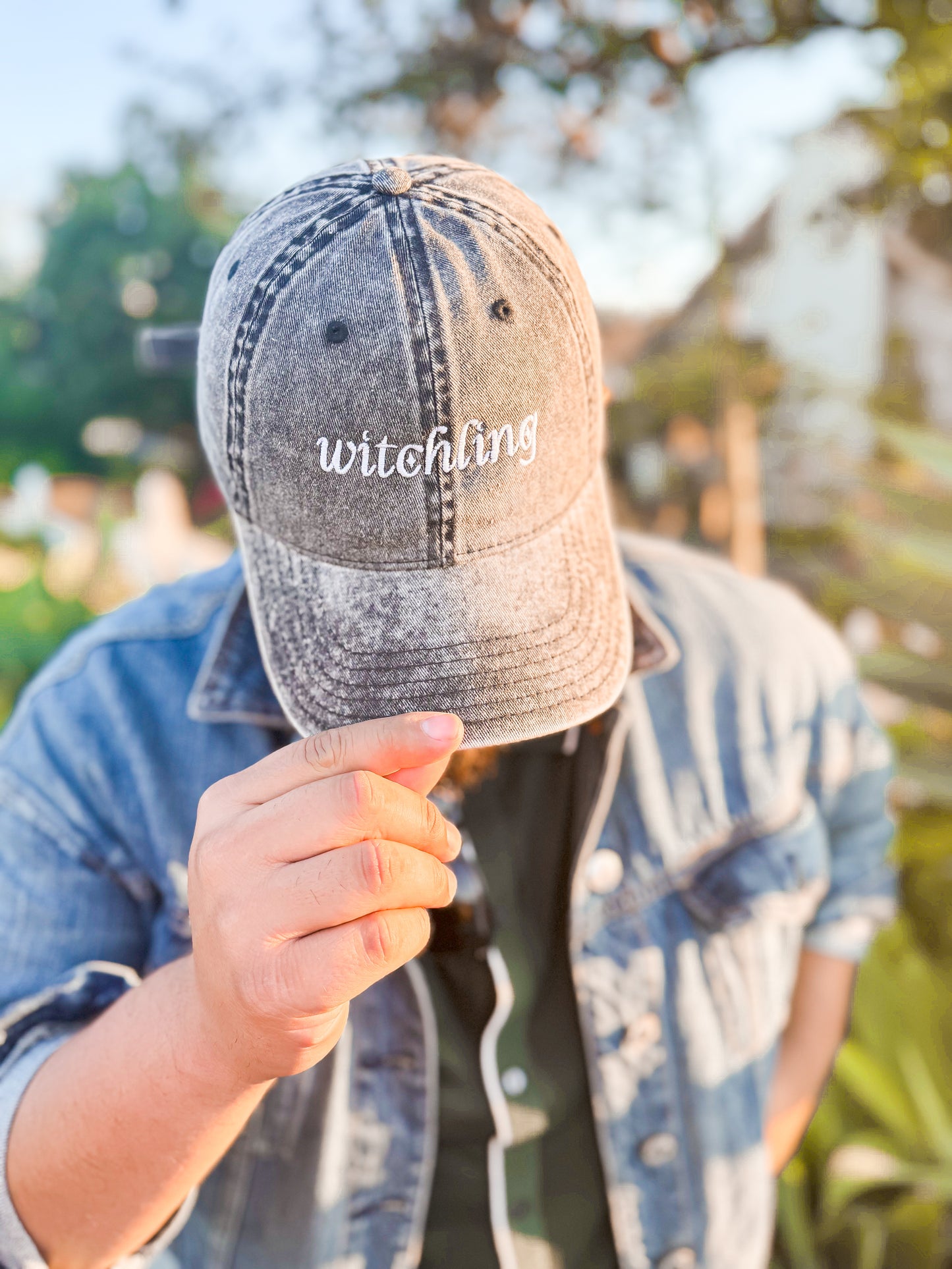 Witchling Vintage Embroidered Hat