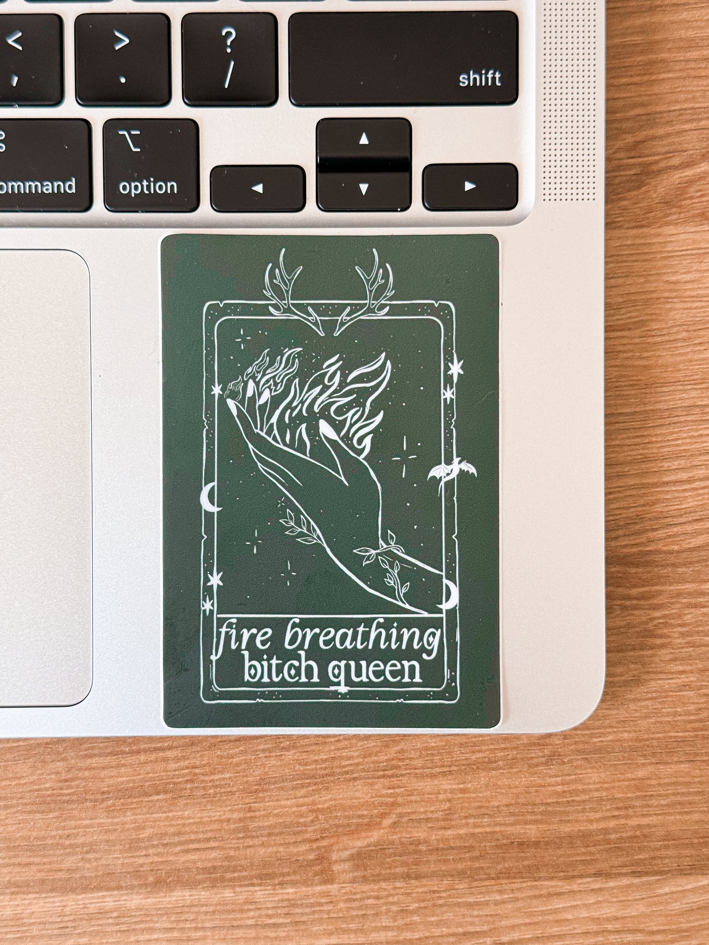Fire Breathing Bitch Queen Vinyl Sticker