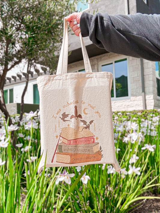 I Was Enchanted to Meet You Tote Bag