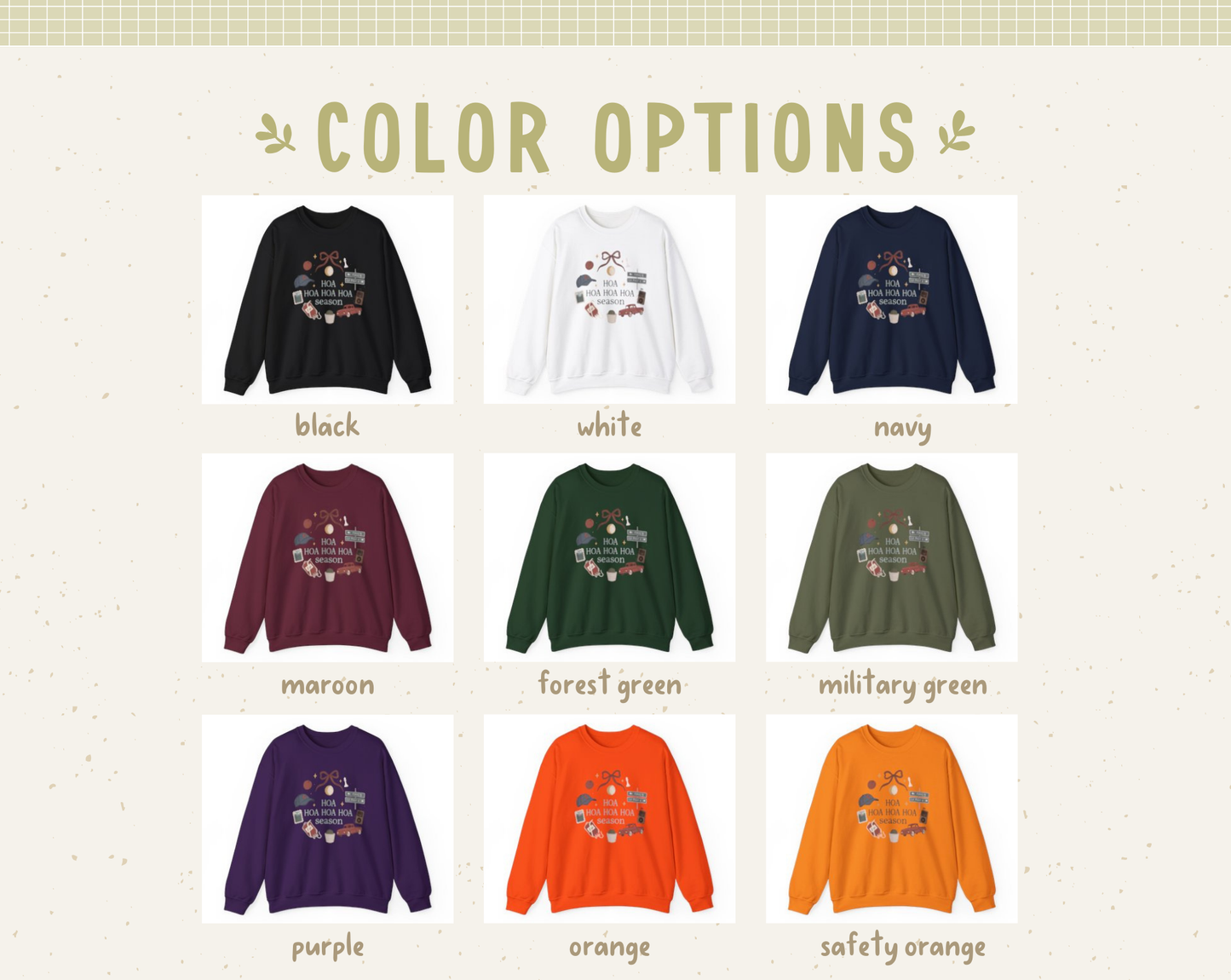 Hoa Hoa Hoa Season Crewneck