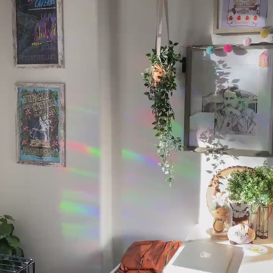 Wizardry Mermaid Suncatcher Sticker - Suncatcher Window Sticker, Prismatic Rainbow Sticker, Window Car Decal, Transparent & Waterproof